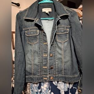 Chico's Blue Jean Jacket Classic Style